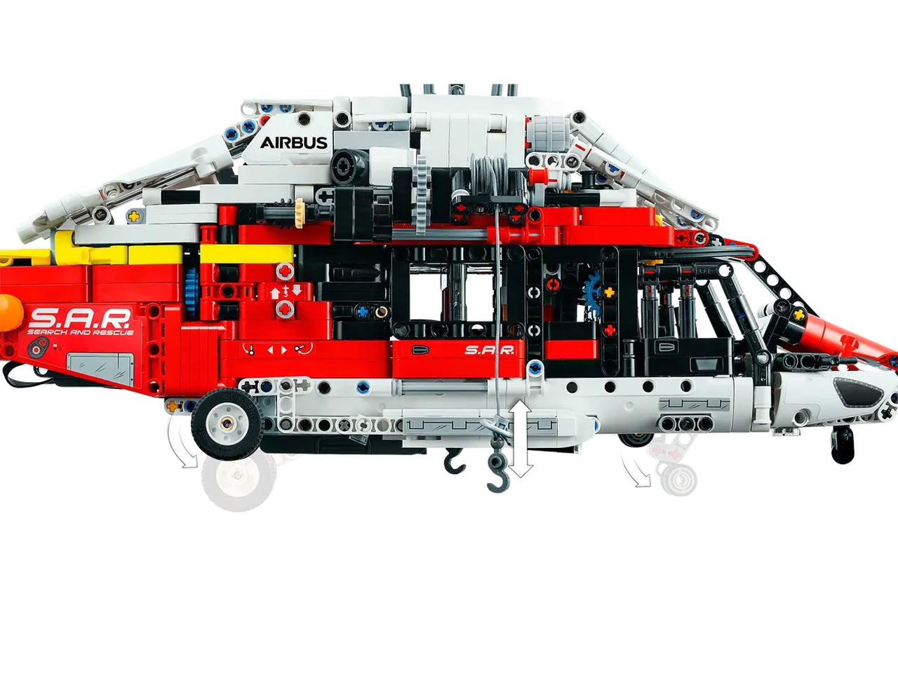 Lego Technic Elicottero di Salvataggio Airbus H175 42145