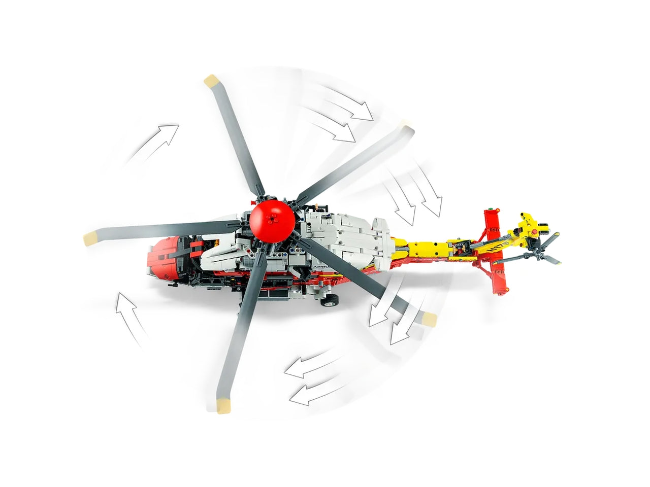 Lego Technic Elicottero di Salvataggio Airbus H175 42145