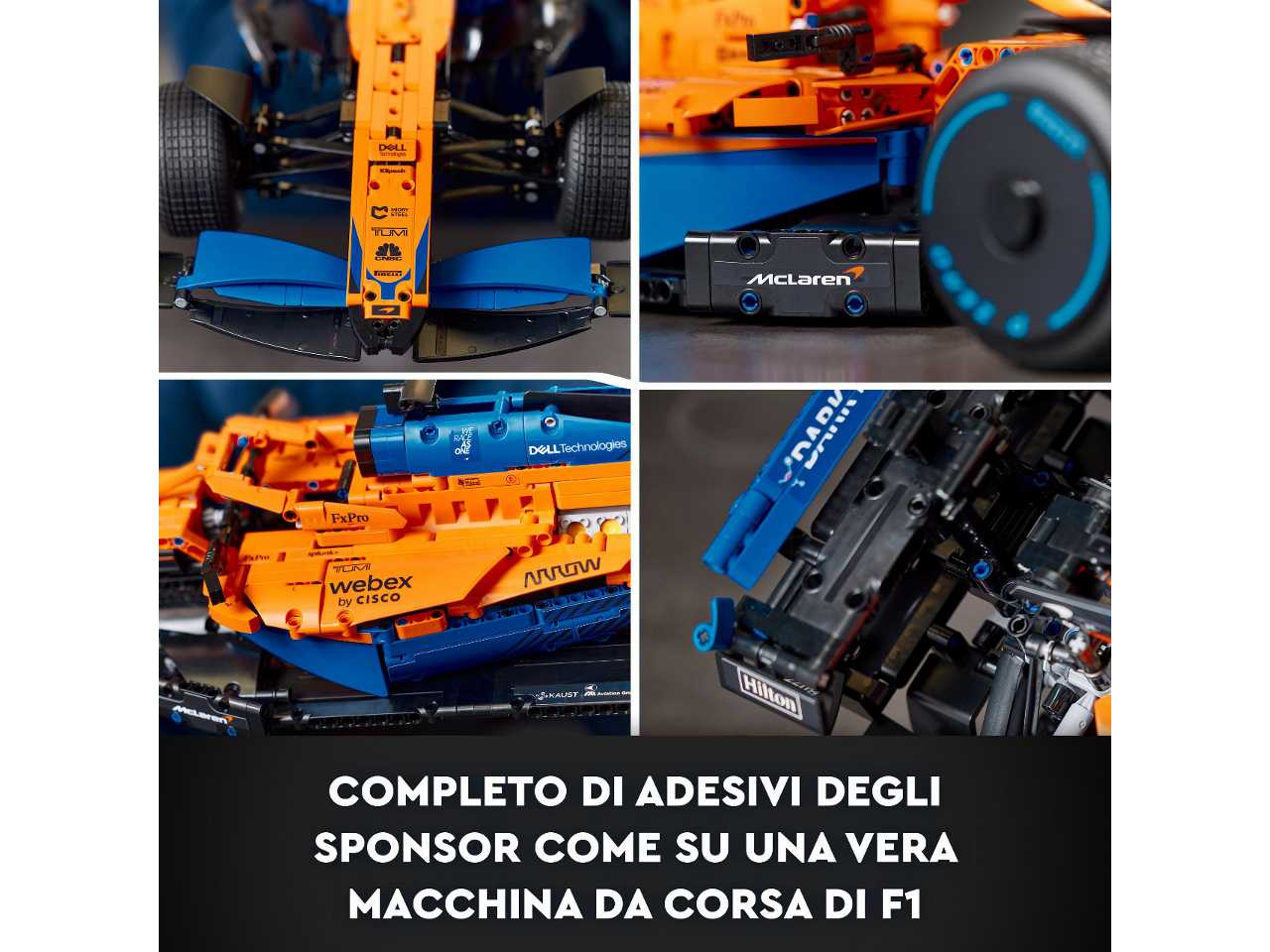 Lego monoposto mclaren formula 1.
