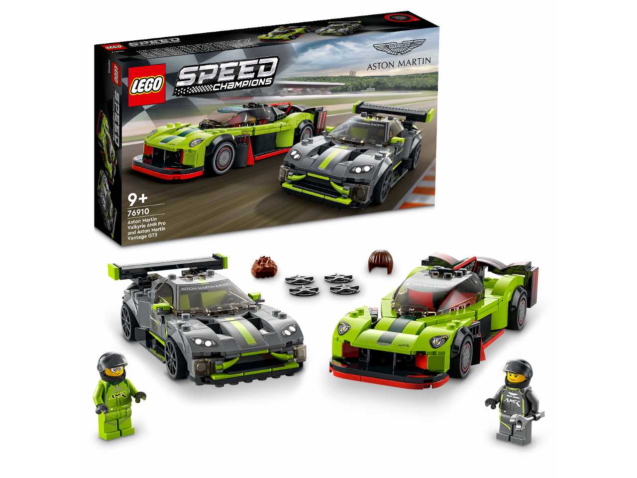 Lego aston martin valkyrie amr pro e aston martin vantage gt3.