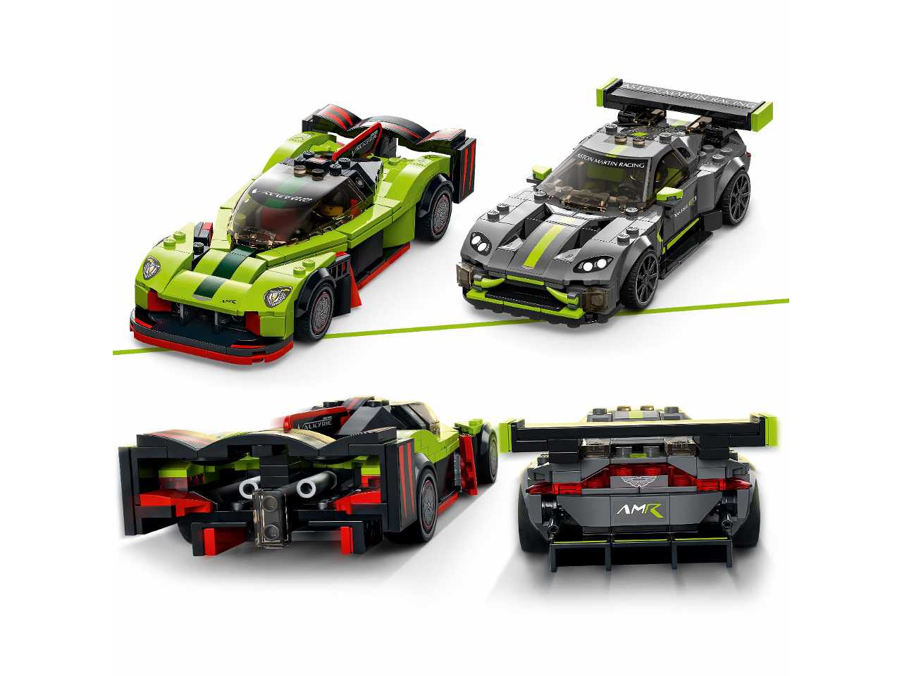 Lego aston martin valkyrie amr pro e aston martin vantage gt3.