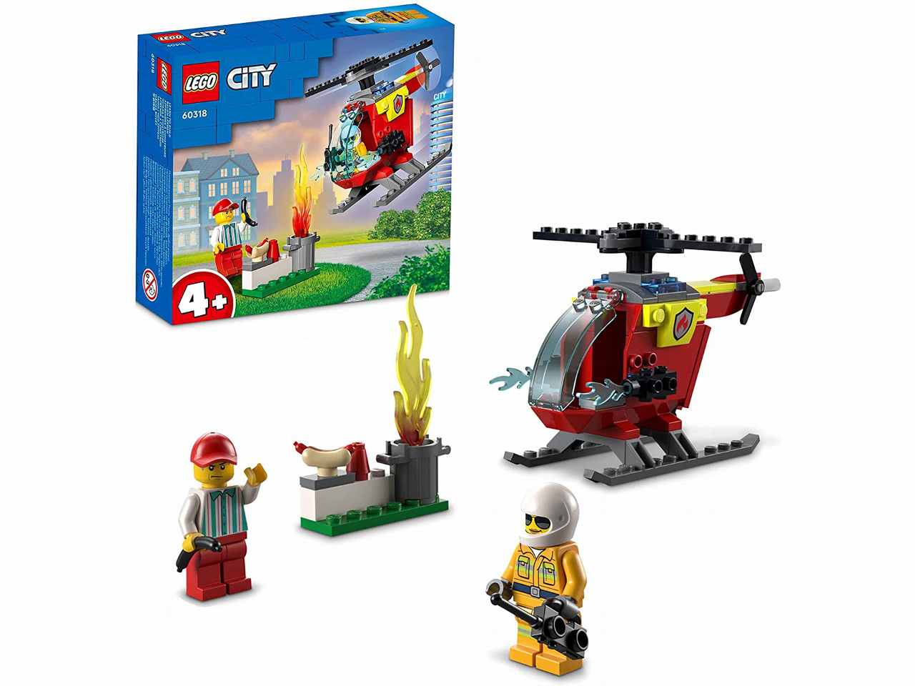 Lego city elicottero antincendio 60318