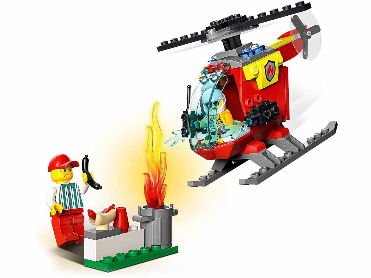 Lego city elicottero antincendio 60318