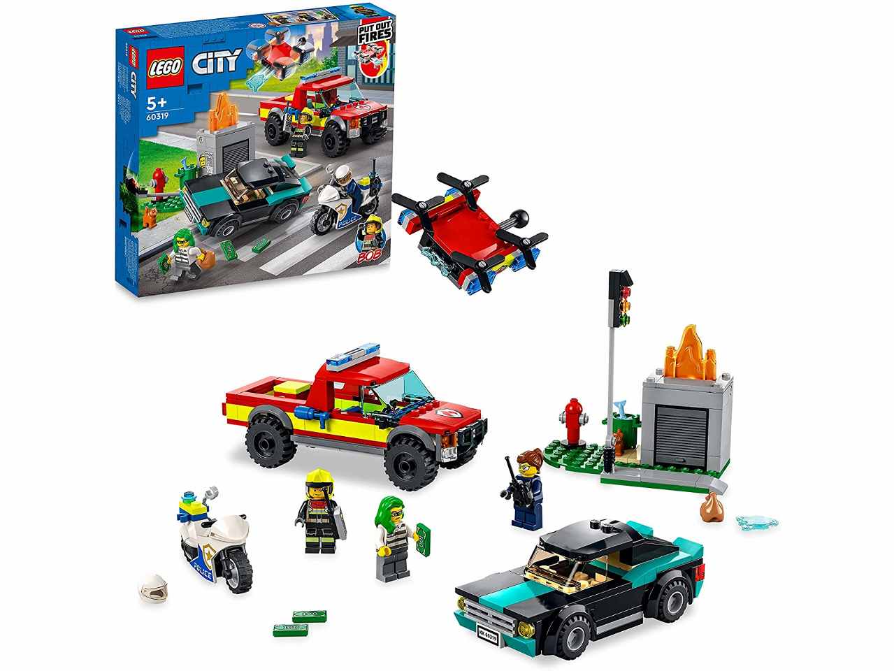 Lego city soccorso antincendio 60319