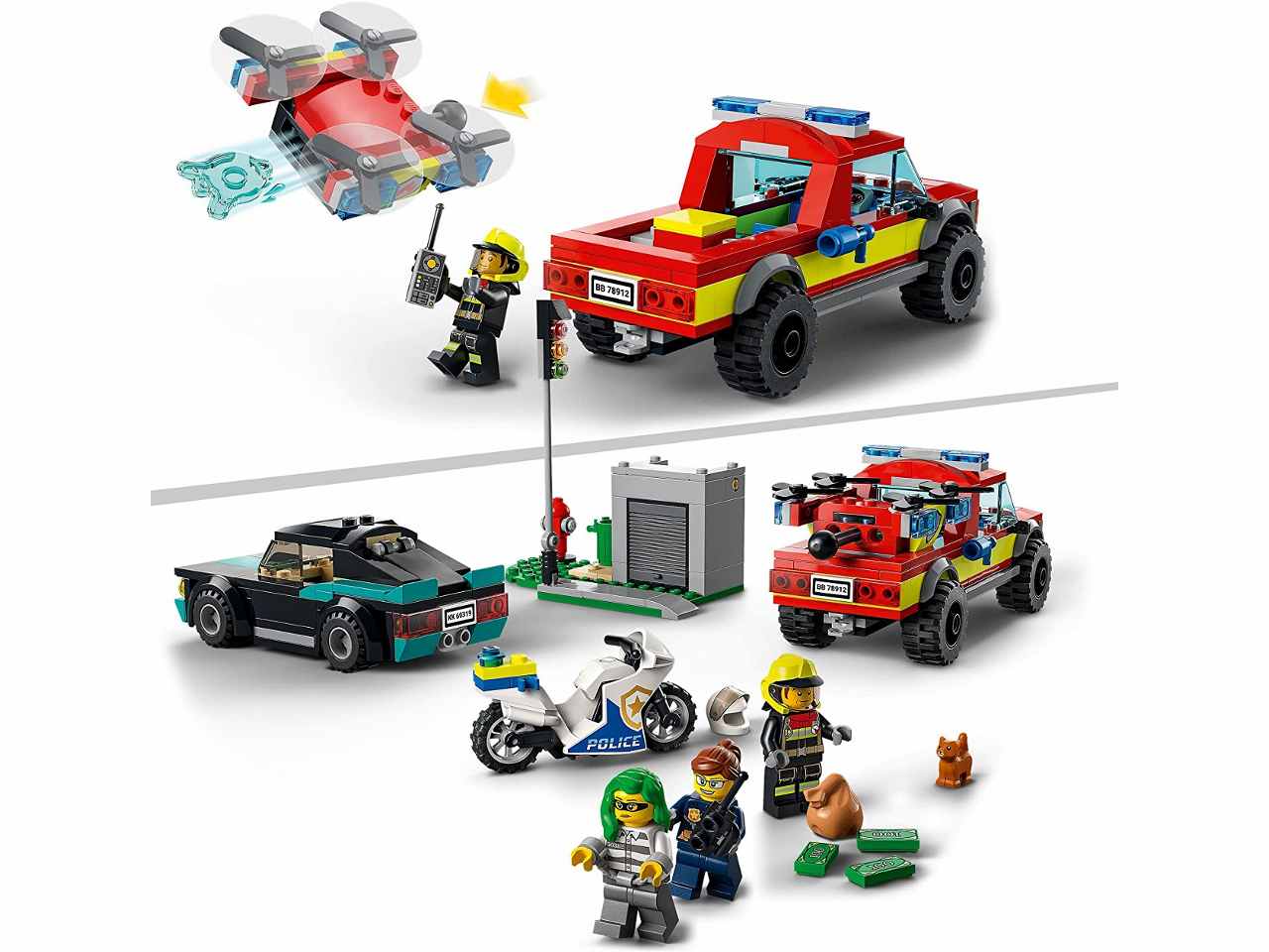 Lego city soccorso antincendio 60319