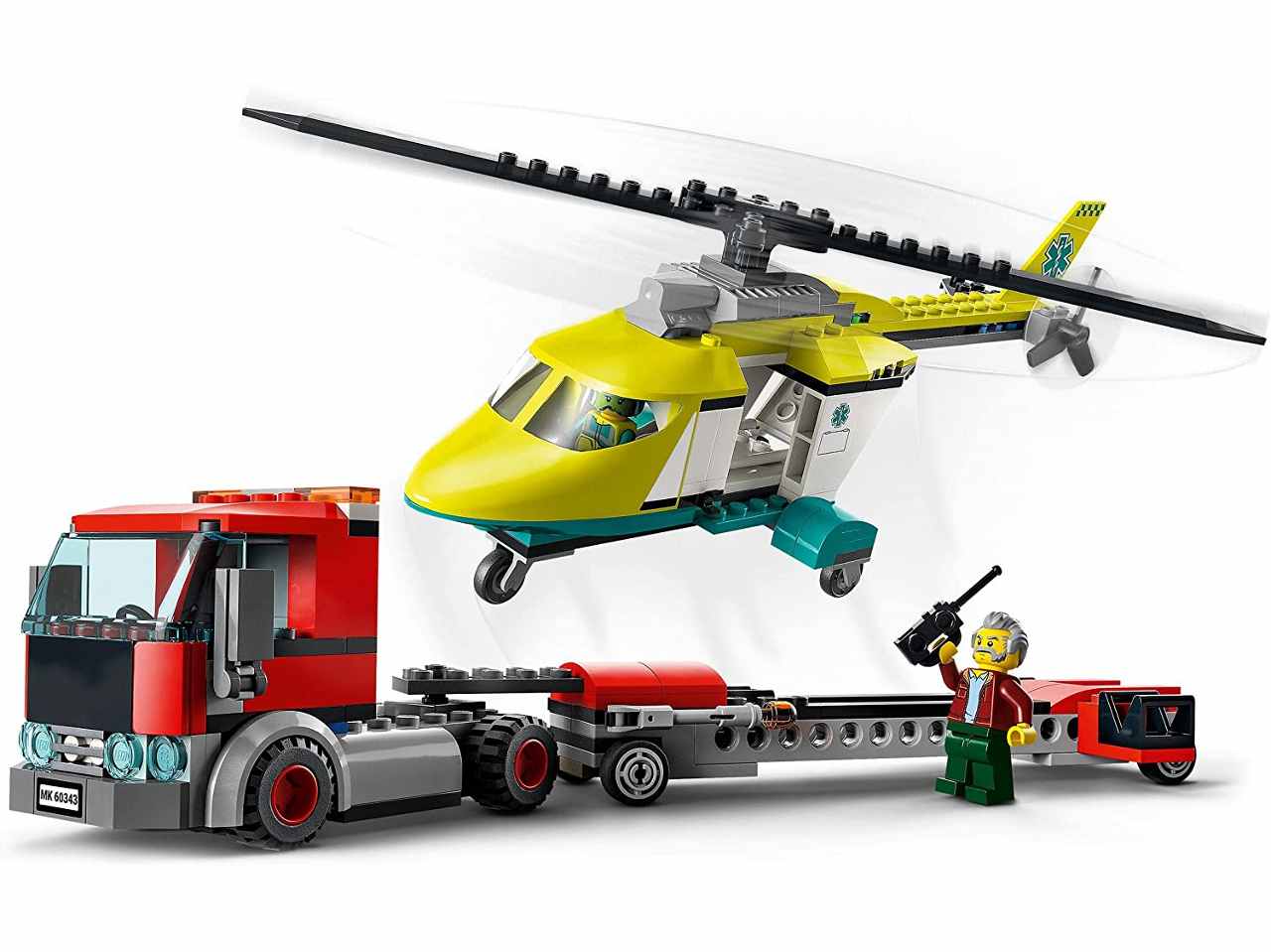 Lego city traspor.di elicotteri 60343