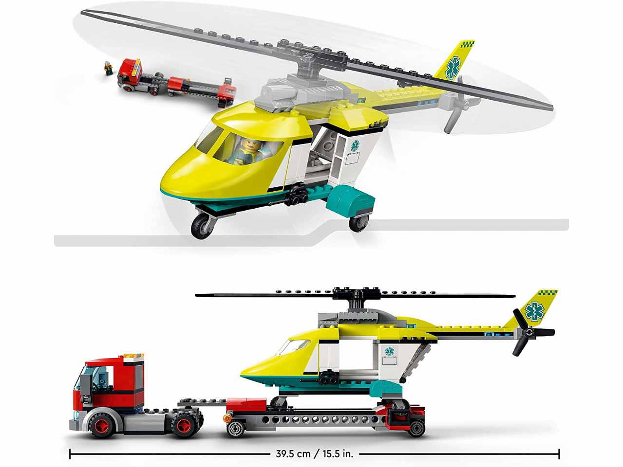 Lego city traspor.di elicotteri 60343