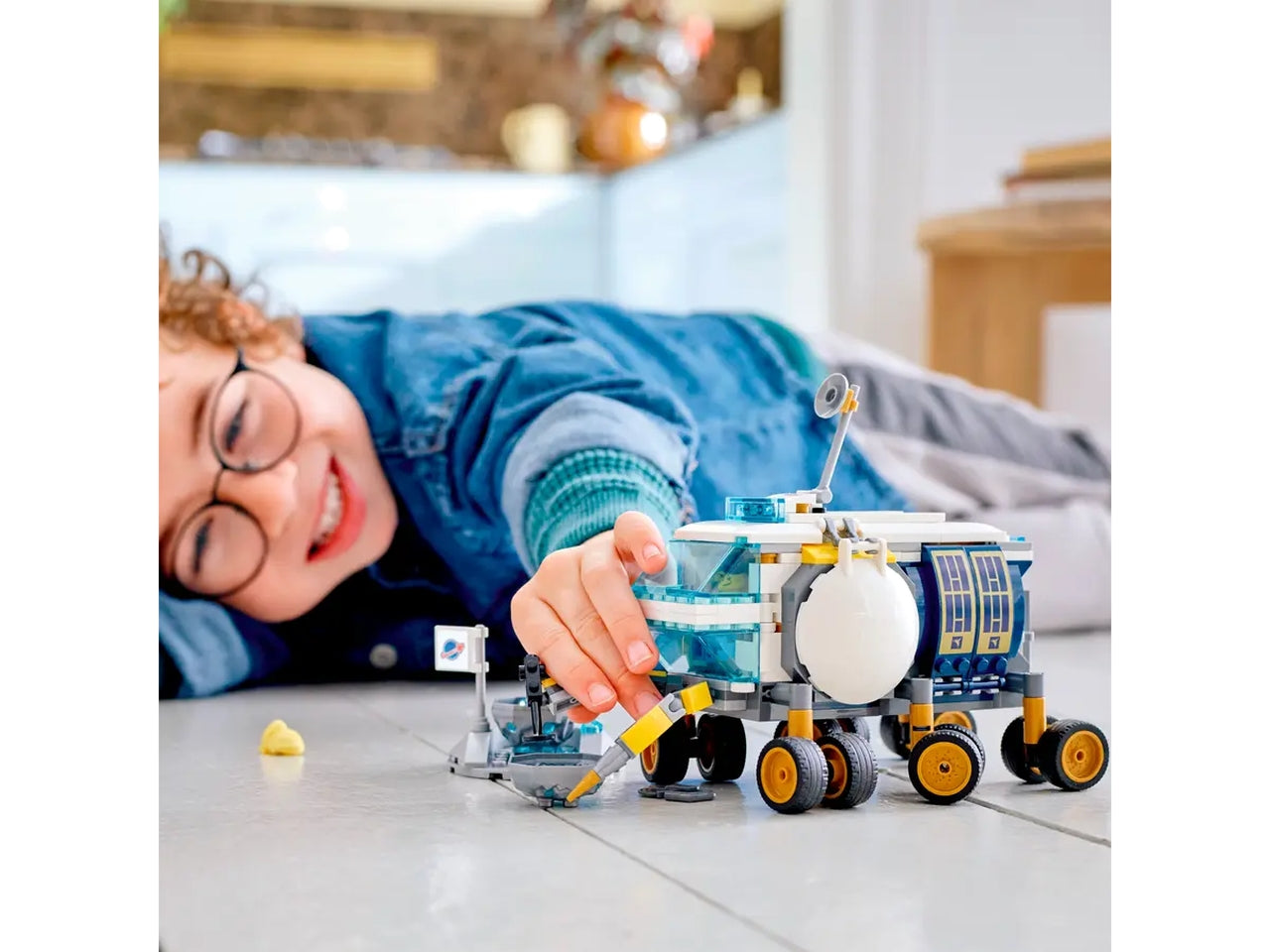 Lego rover lunare.