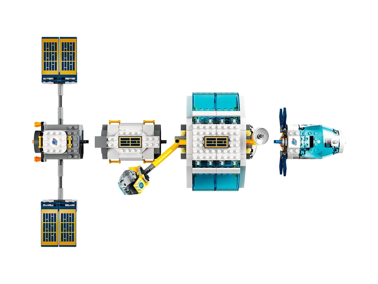 Lego stazione spaziale lunare.