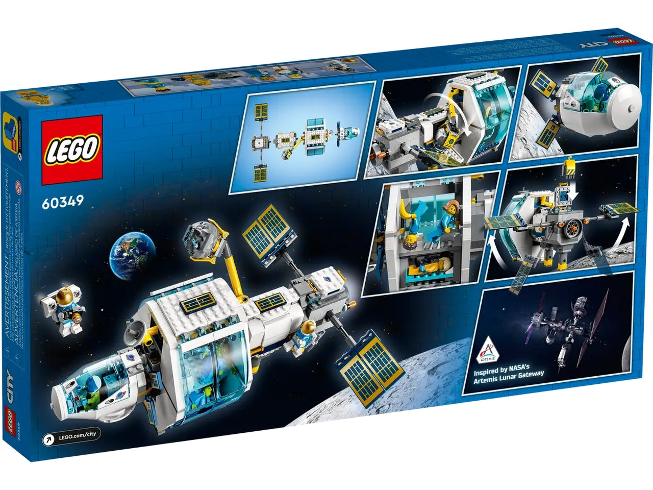 Lego stazione spaziale lunare.