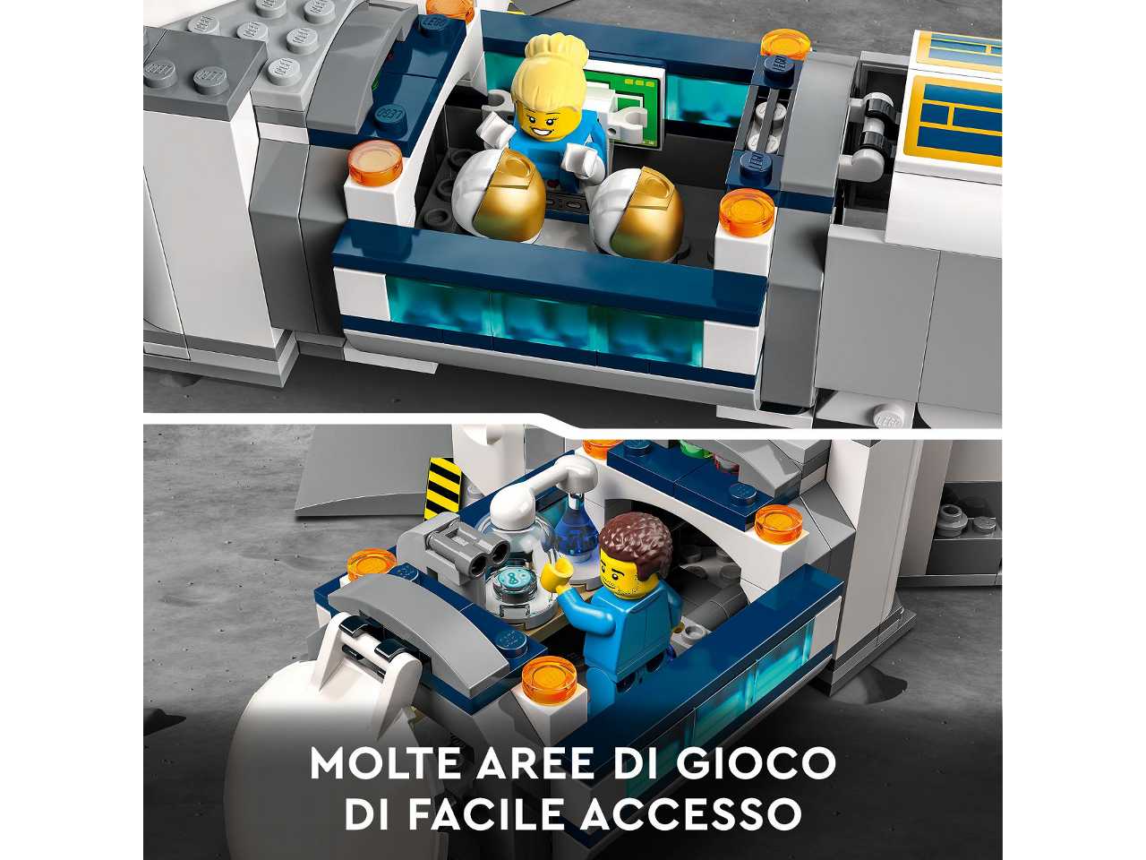 Lego base di ricerca lunare.