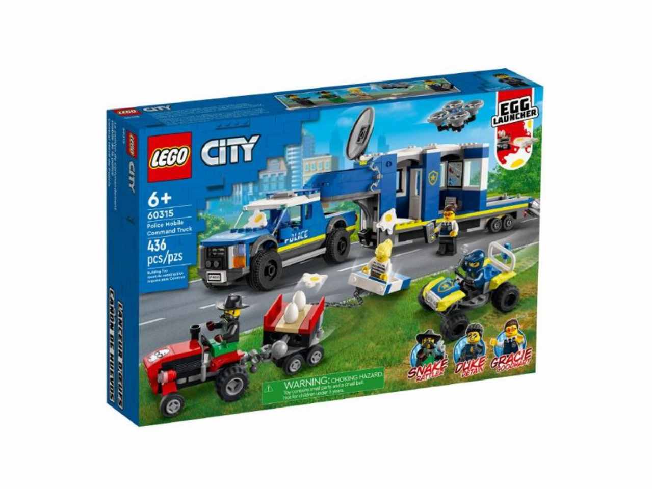 Lego city camion com.della polizia60315