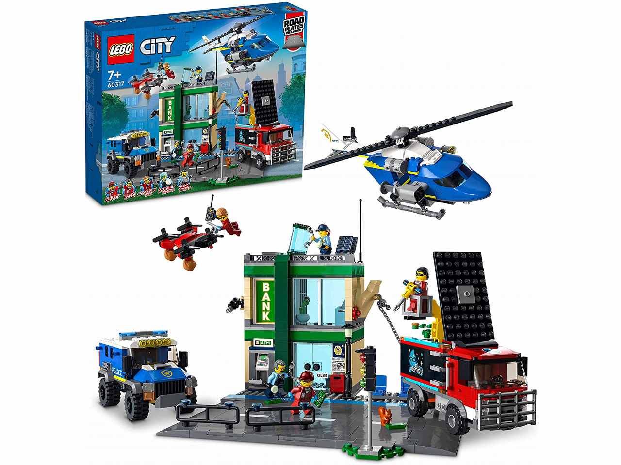 Lego city inseg.della polizia alla banc$