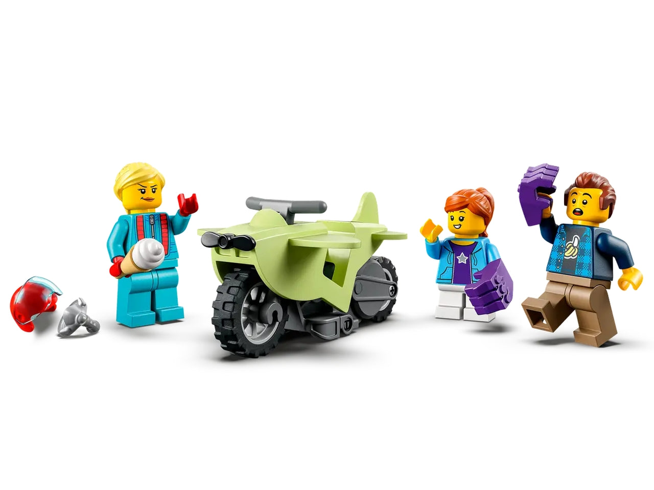 Lego city giro della morte scimp.60338