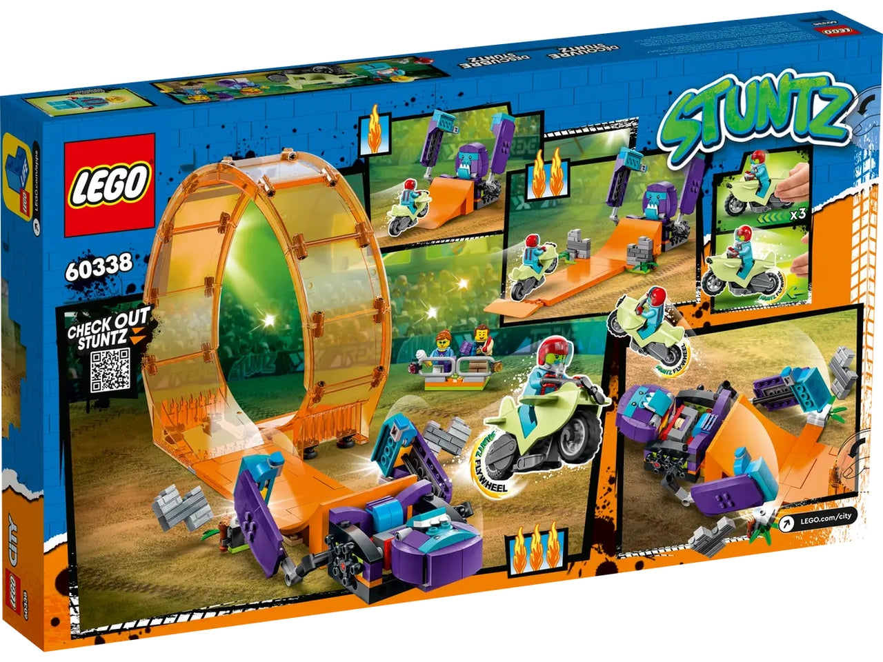 Lego city giro della morte scimp.60338