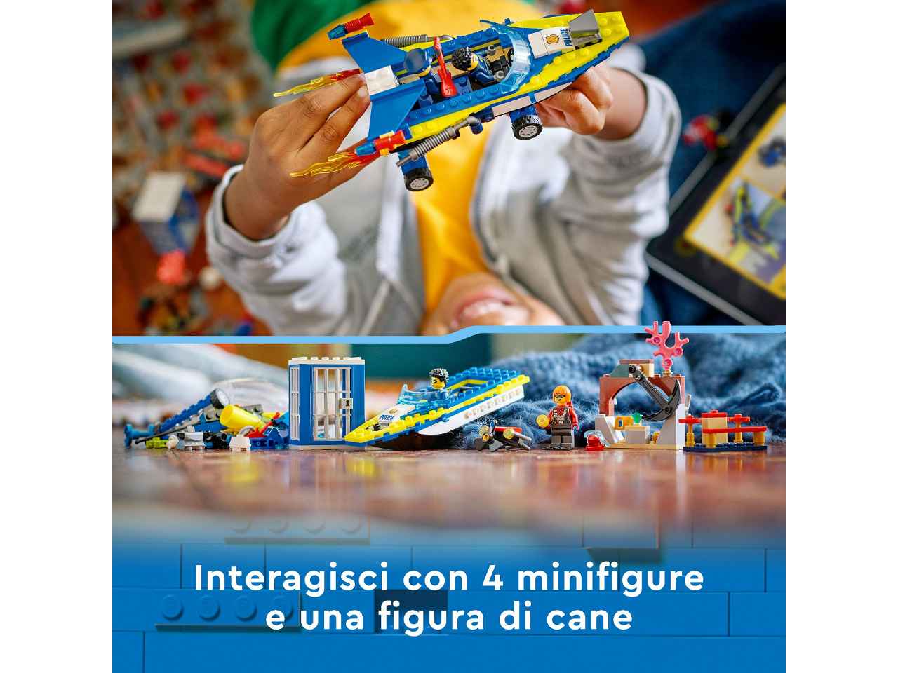 Lego city missioni della polizia marit.60355