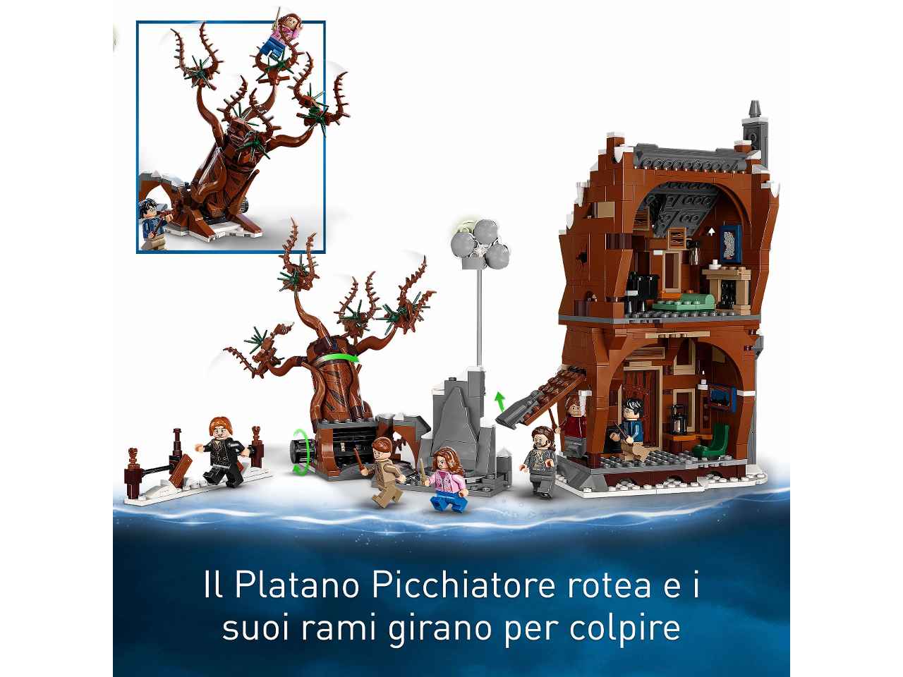Lego Harry Potter La Stamberga Strillante e il Platano Picchiatore 76407