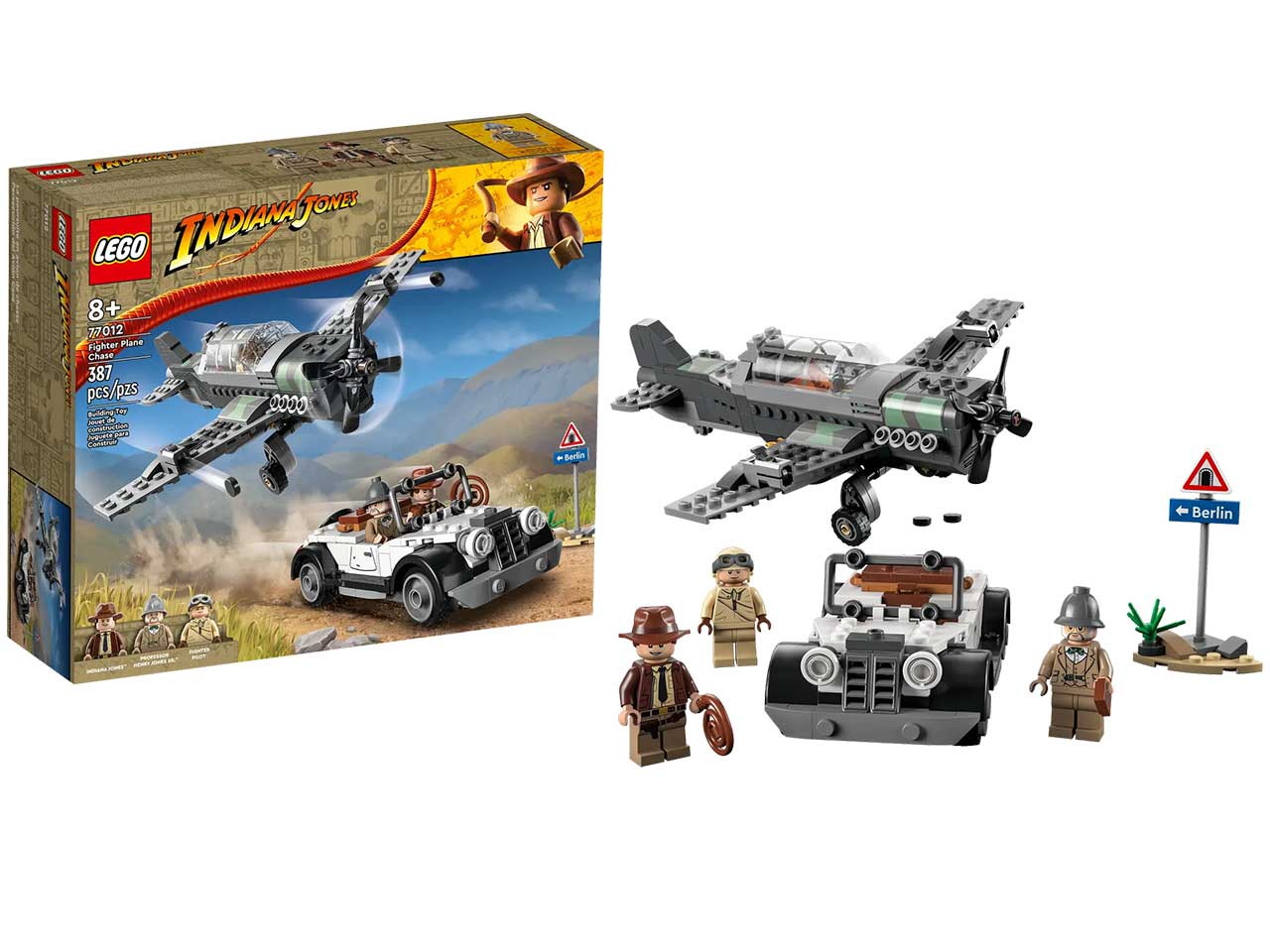 Lego Indiana Jones L'Inseguimento dell'Aereo a Elica 77012