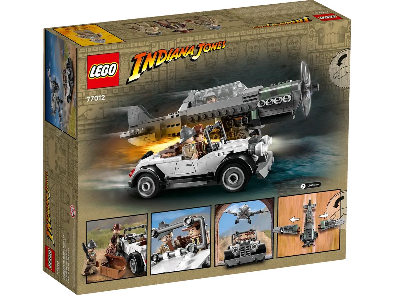 Lego Indiana Jones L'Inseguimento dell'Aereo a Elica 77012