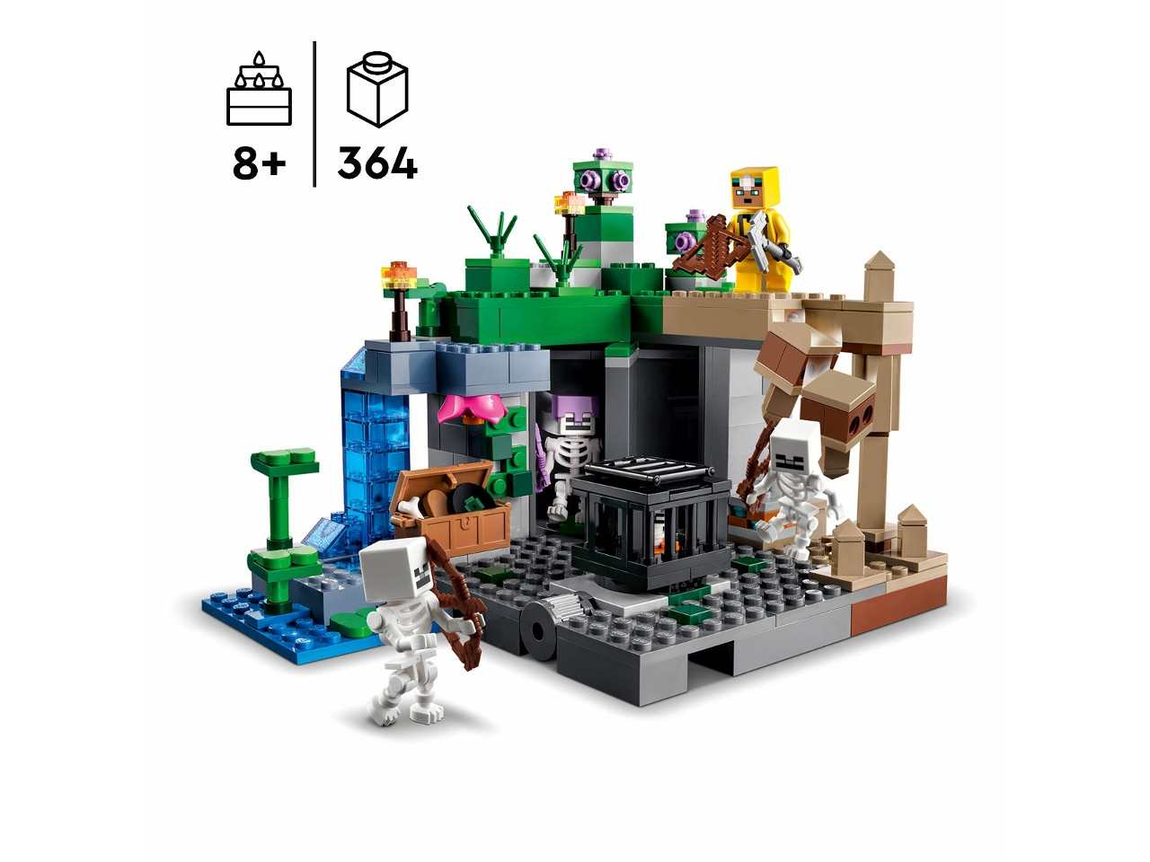 Lego Minecraft Le Segrete dello Scheletro 21189