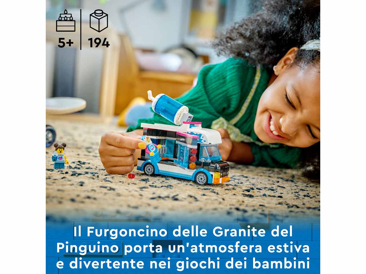 Lego City Il Furgoncino delle Granite del Pinguino 60384