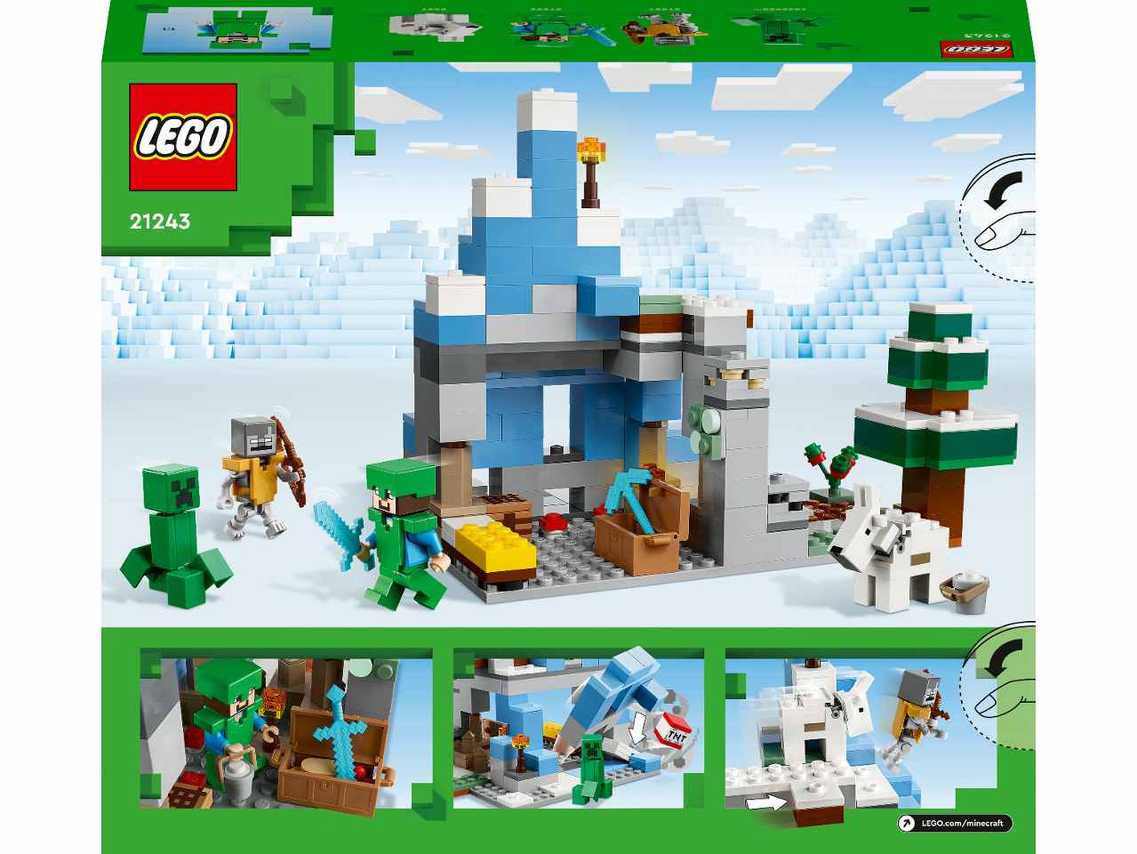 Lego Minecraft I Picchi Ghiacciati 21243