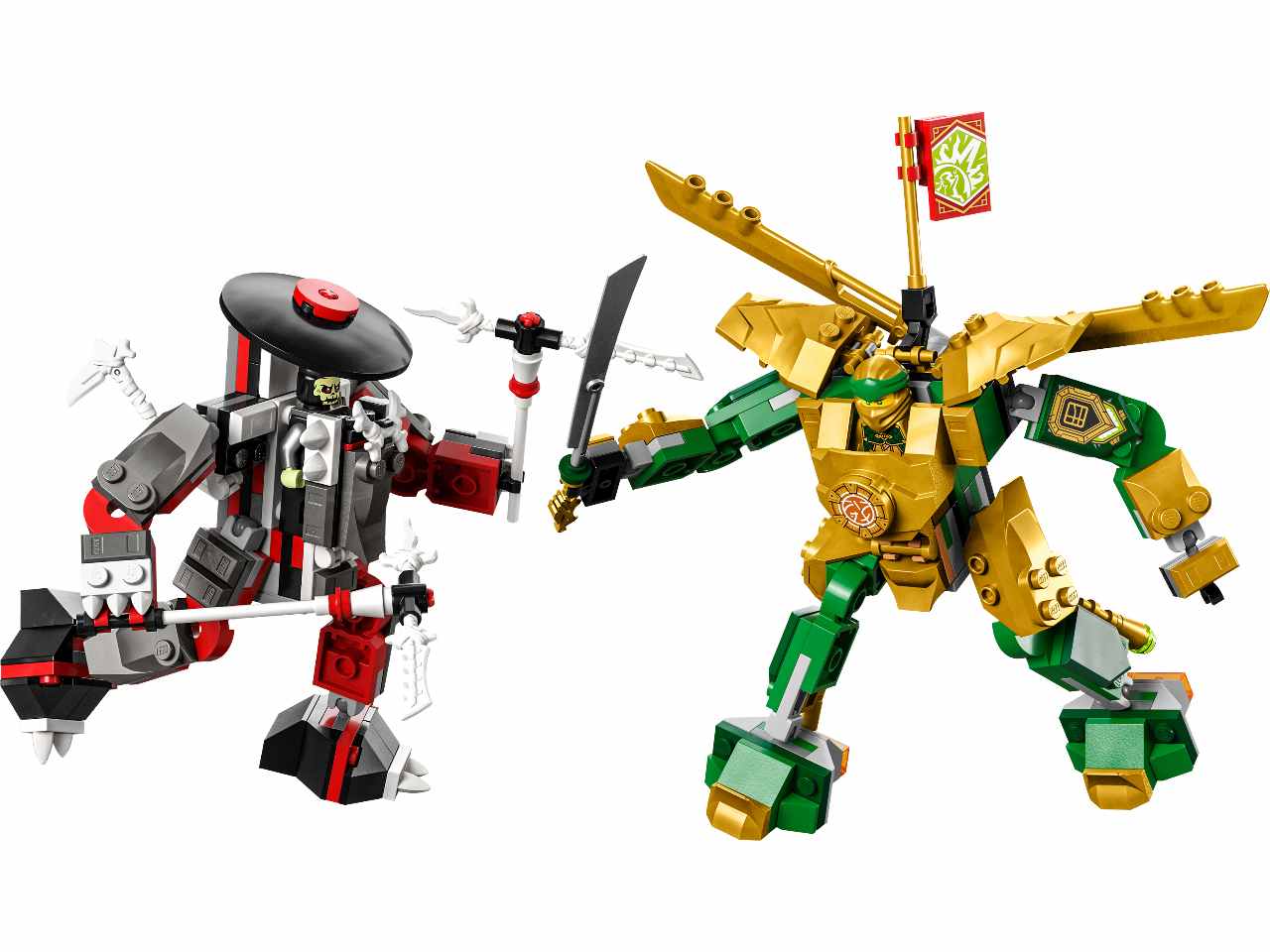 Lego ninjago mech da battaglia di lloyd evolution