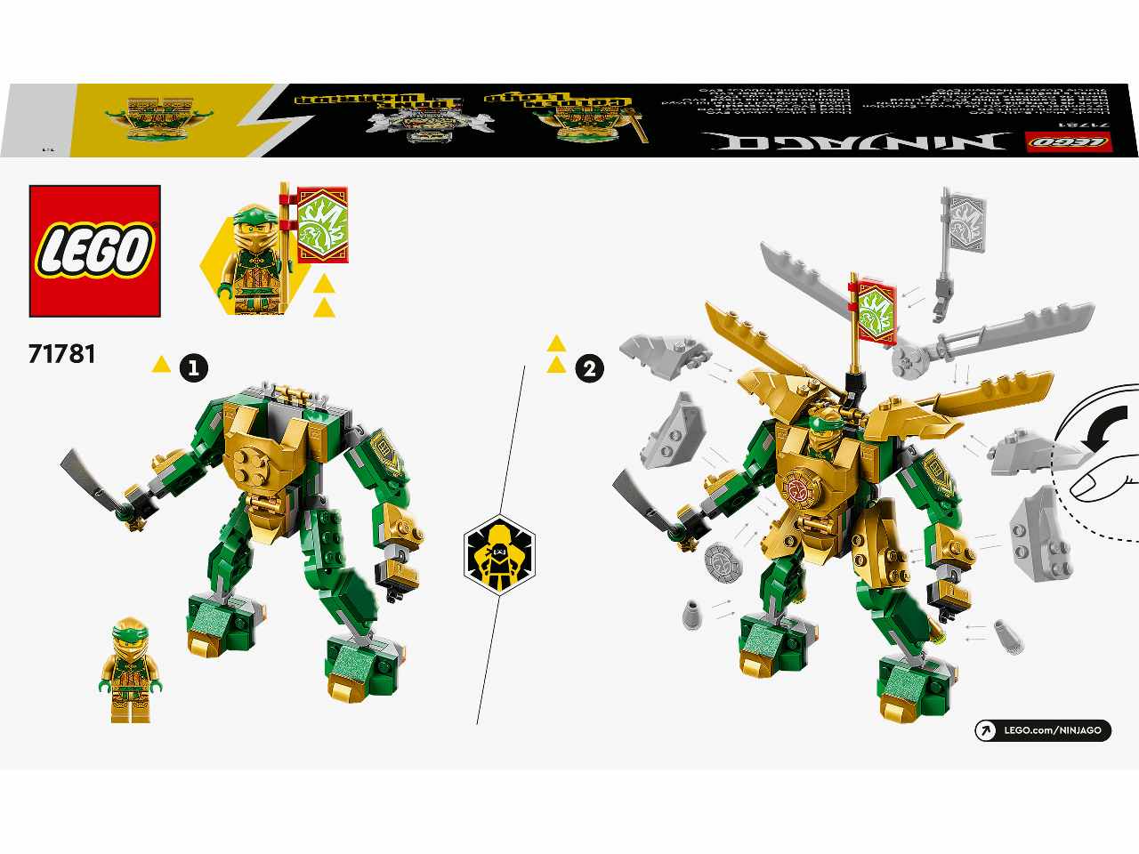 Lego ninjago mech da battaglia di lloyd evolution