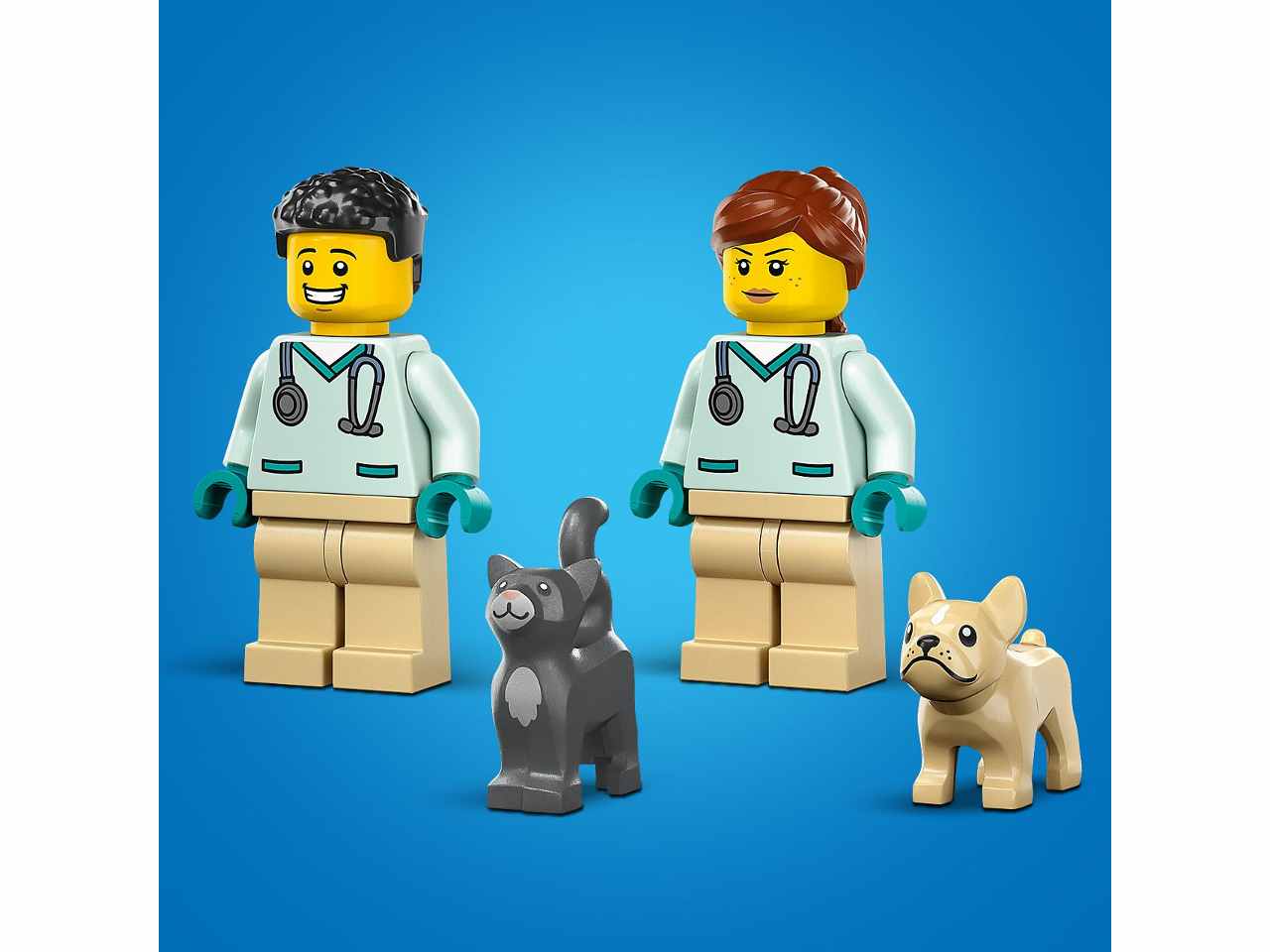 Lego city great vehicles furgoncino di soccorso del veterinario
