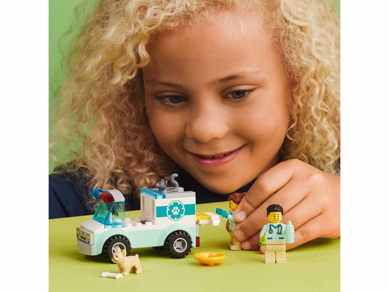 Lego city great vehicles furgoncino di soccorso del veterinario
