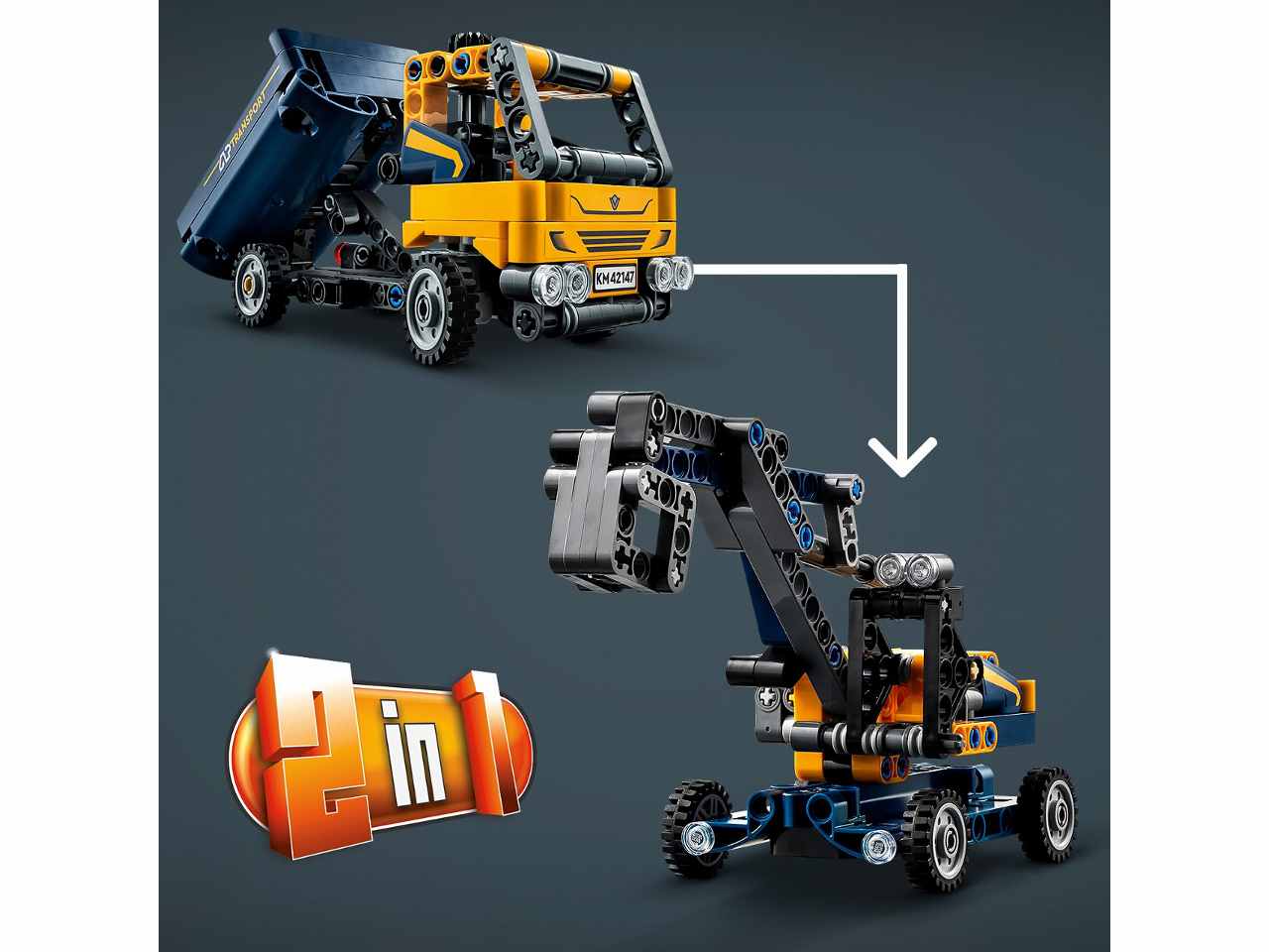 Lego Technic Camion Ribaltabile 42147