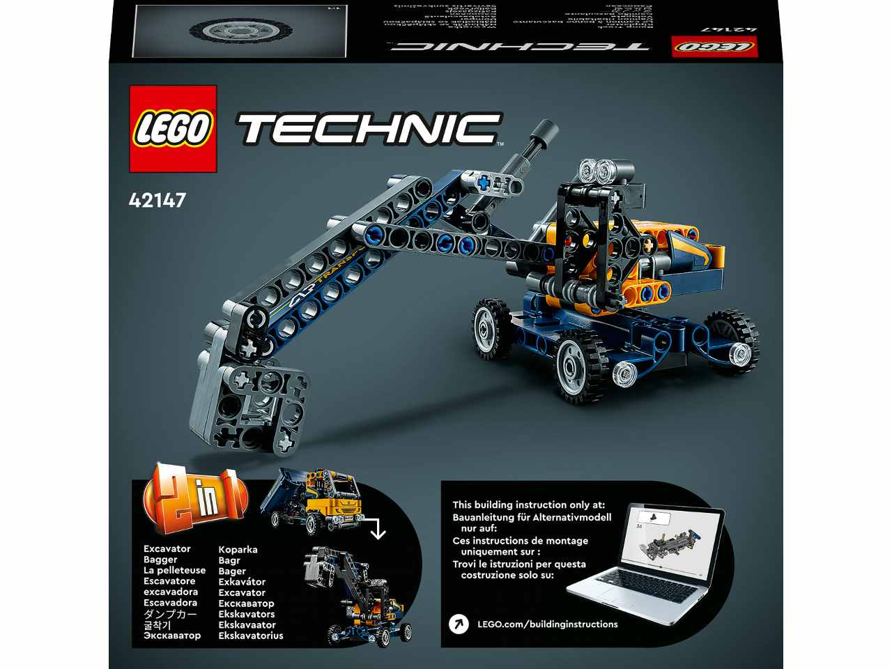 Lego Technic Camion Ribaltabile 42147