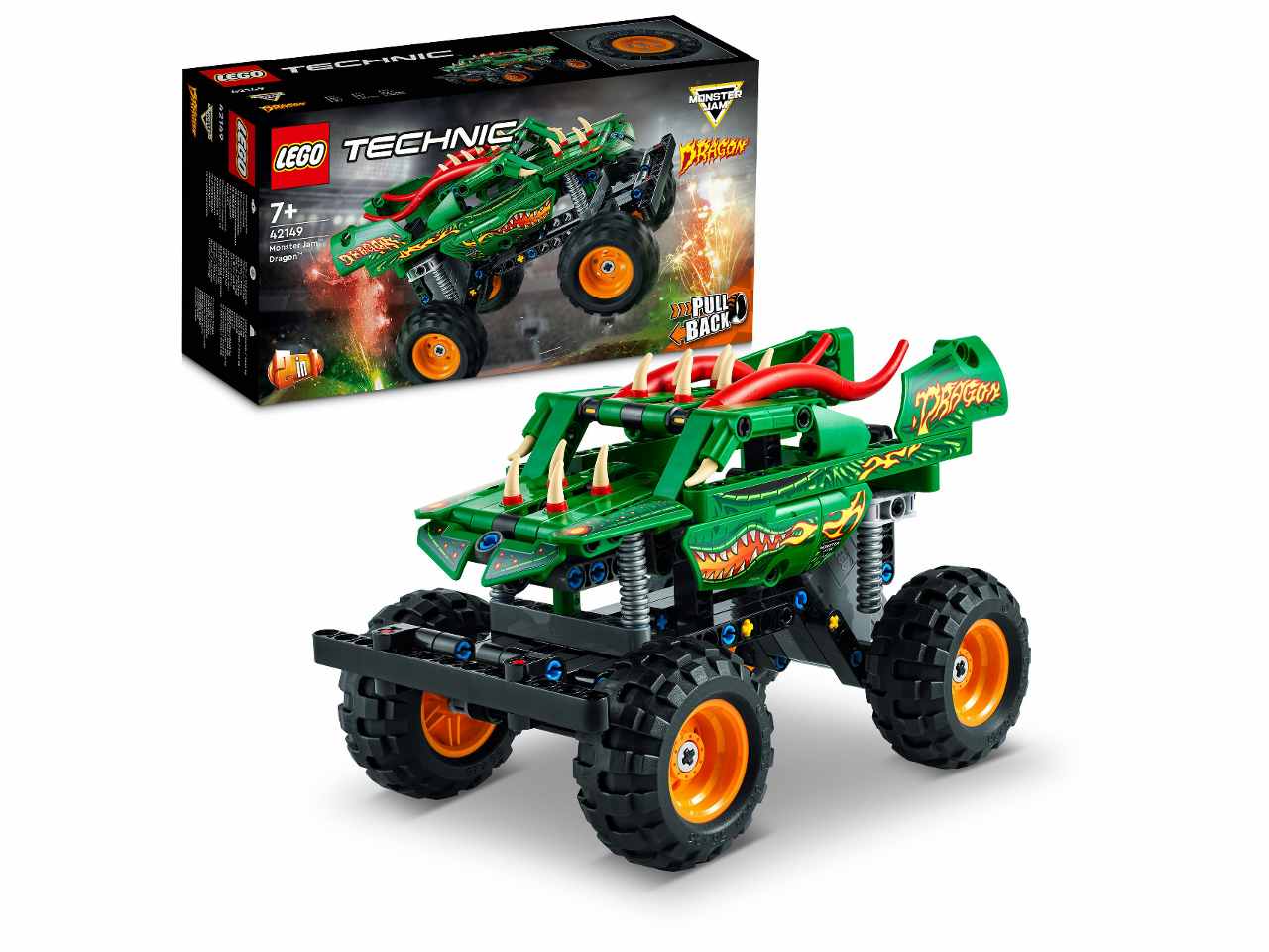 Lego Technic Monster Jam Dragon 42149