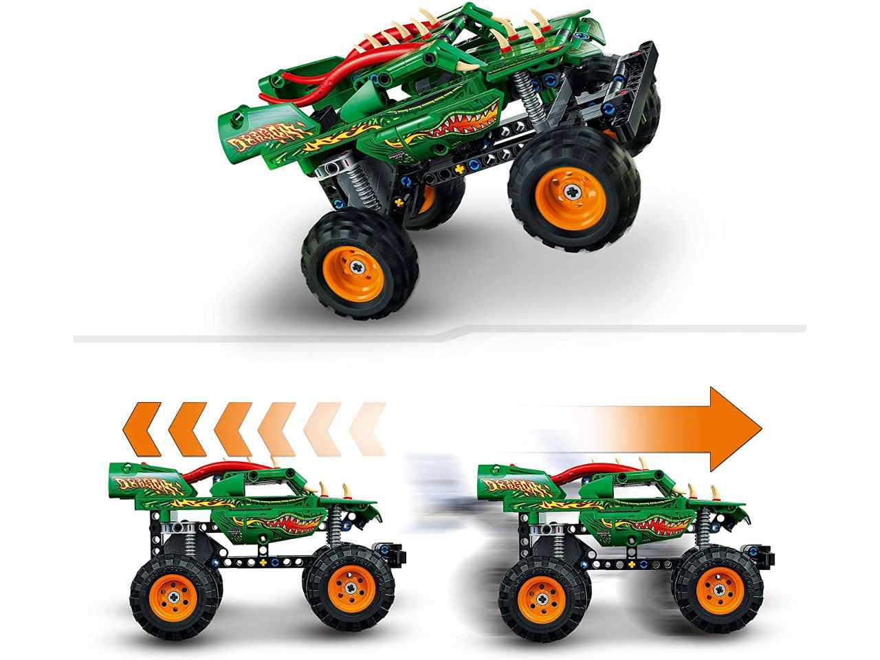 Lego Technic Monster Jam Dragon 42149