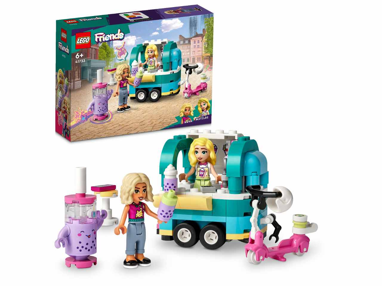 Lego friends negozio mobile di bubble tea
