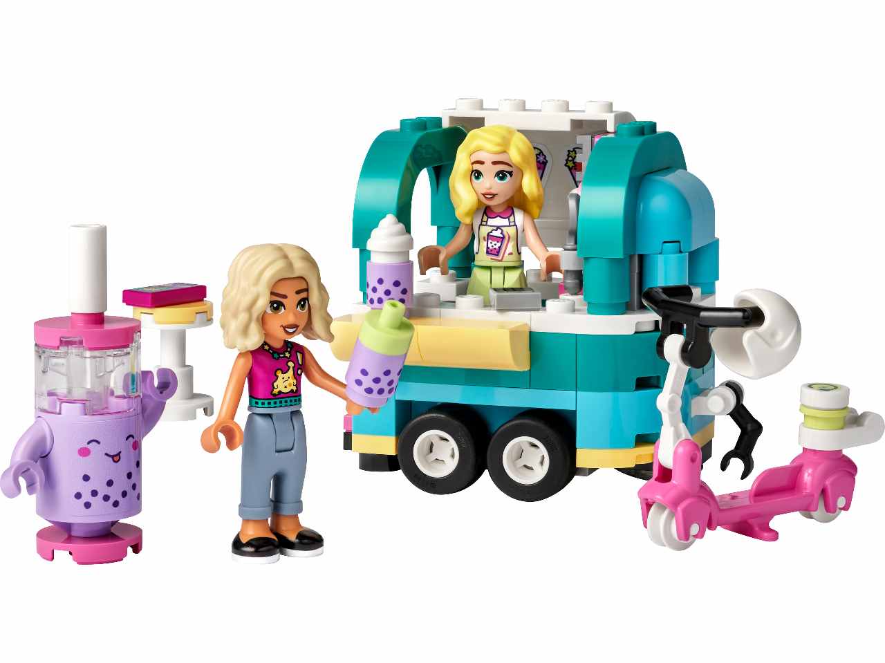 Lego friends negozio mobile di bubble tea