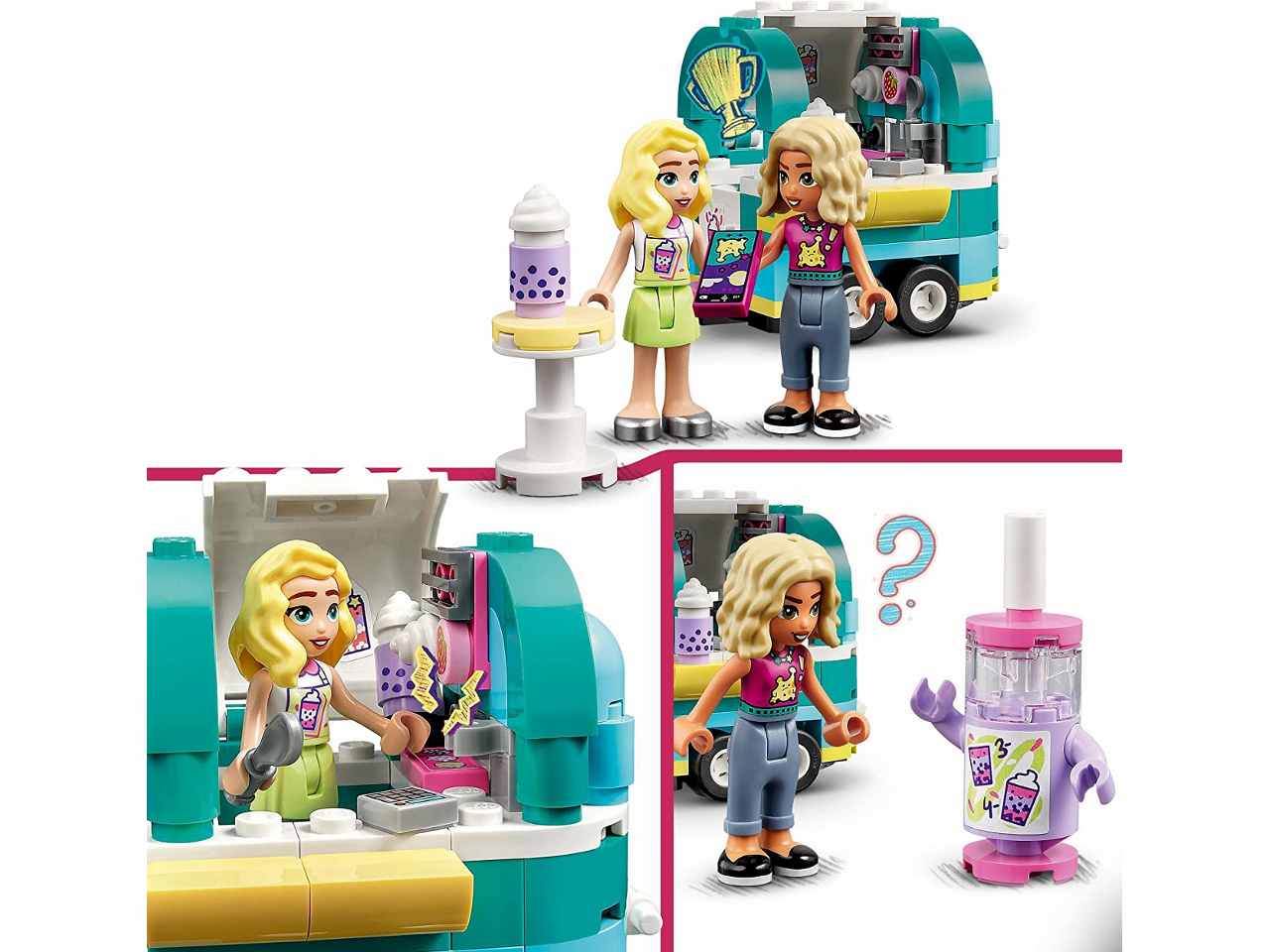 Lego friends negozio mobile di bubble tea