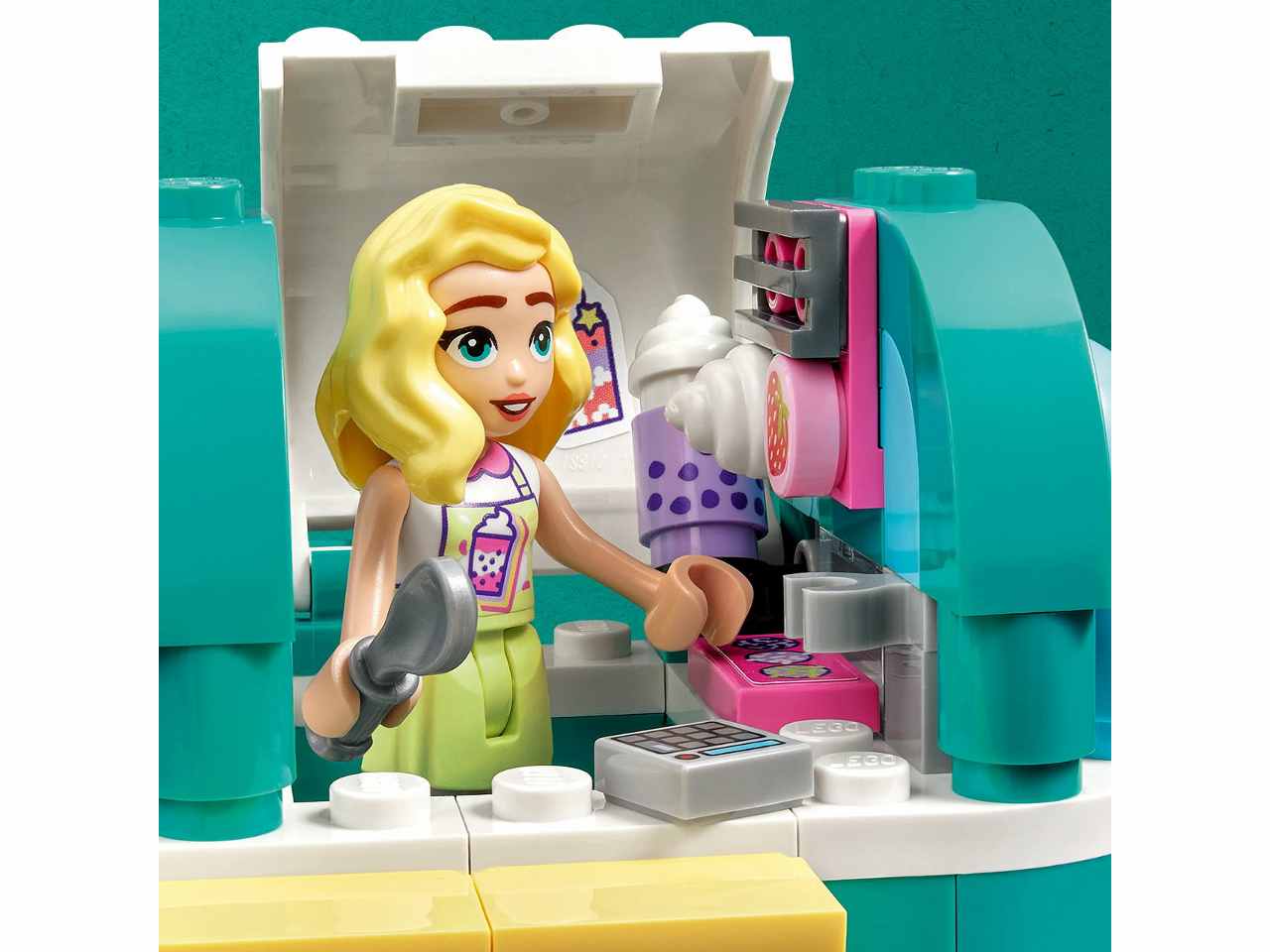 Lego friends negozio mobile di bubble tea