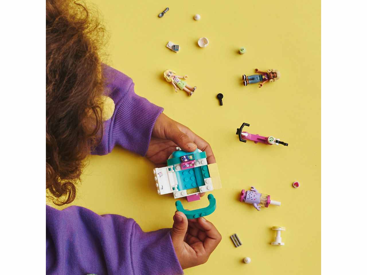 Lego friends negozio mobile di bubble tea