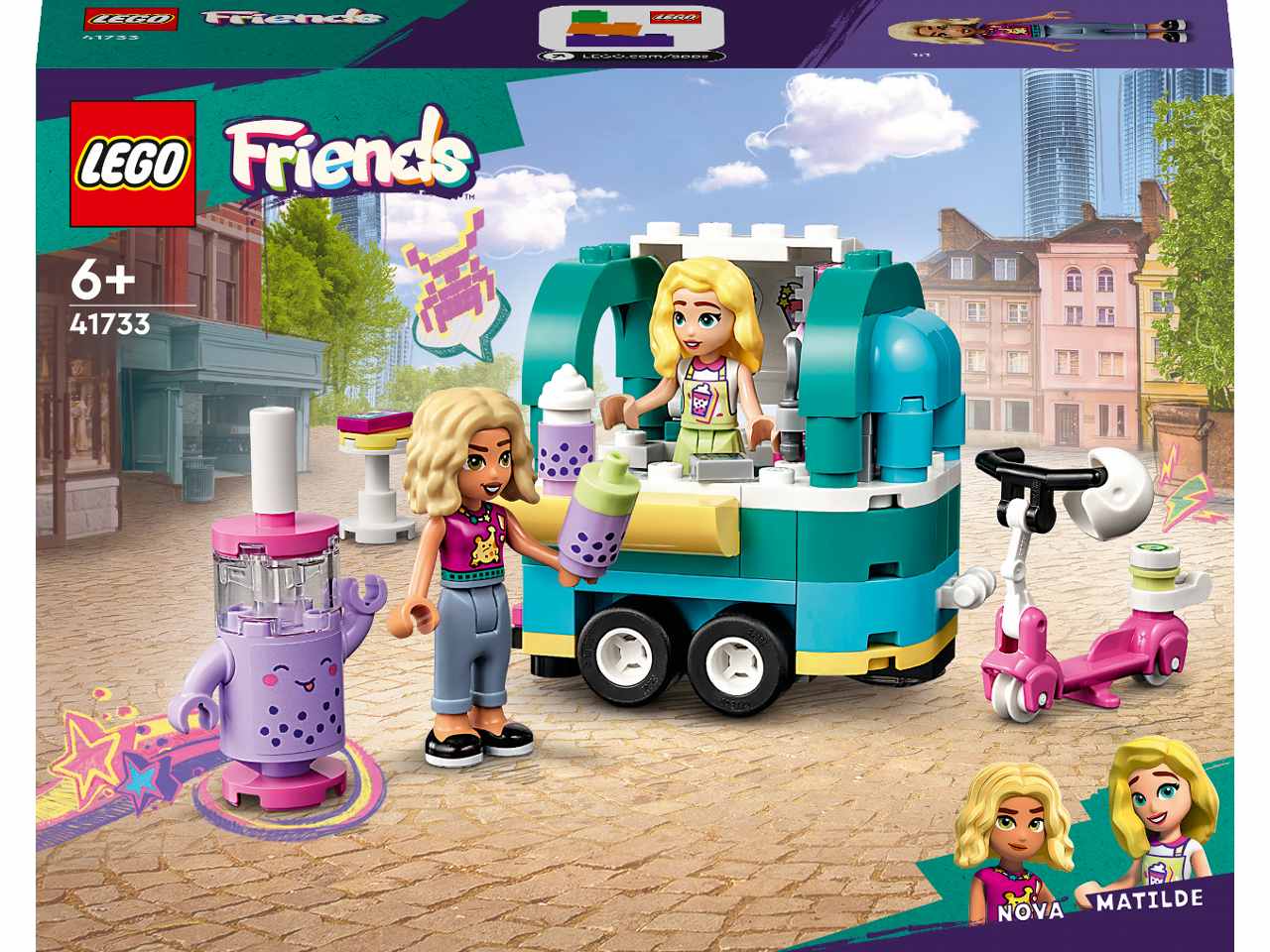 Lego friends negozio mobile di bubble tea