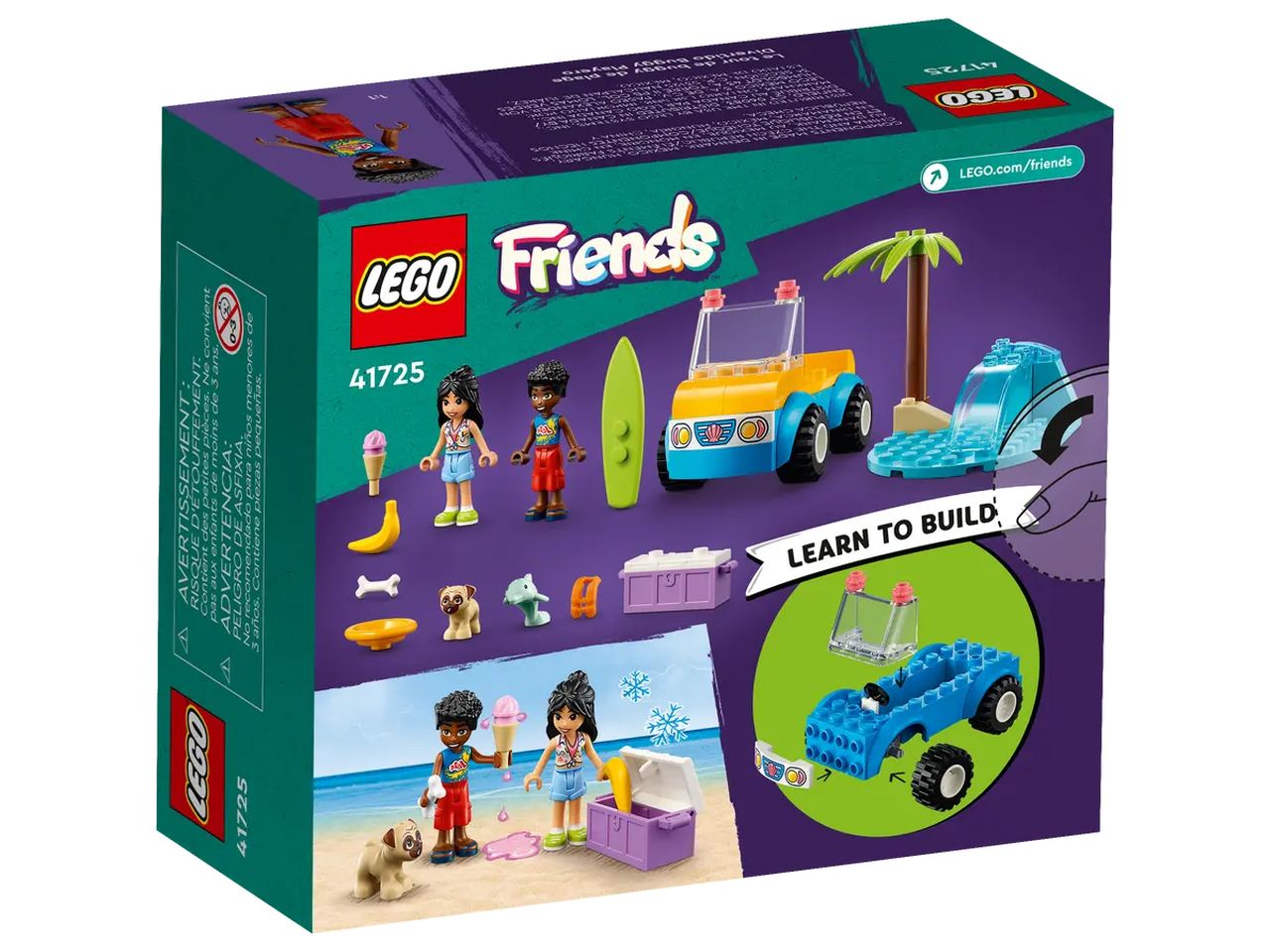 Lego Friends Divertimento sul Beach Buggy 41725