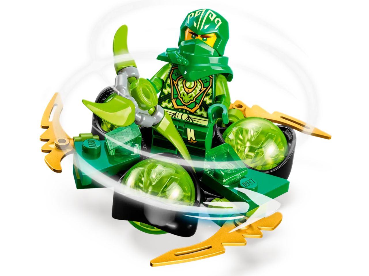 Lego ninjago spin power dragon di lloyd