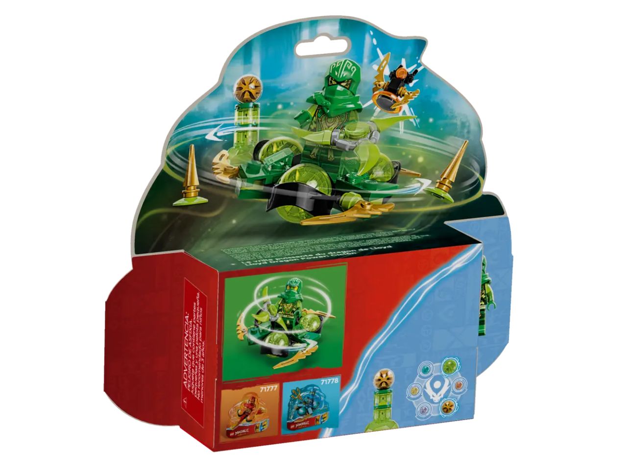 Lego ninjago spin power dragon di lloyd
