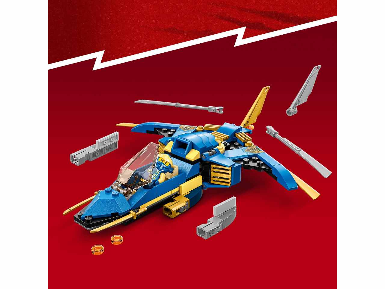 Lego Ninjago Jet-Fulmine di Jay 71784