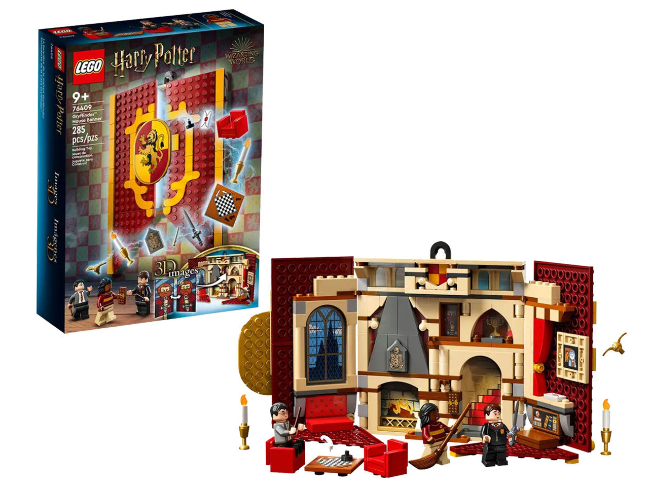 Lego harry potter tm stendardo della casa grifondoro