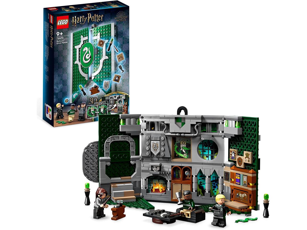 Lego harry potter tm stendardo della casa serpeverde