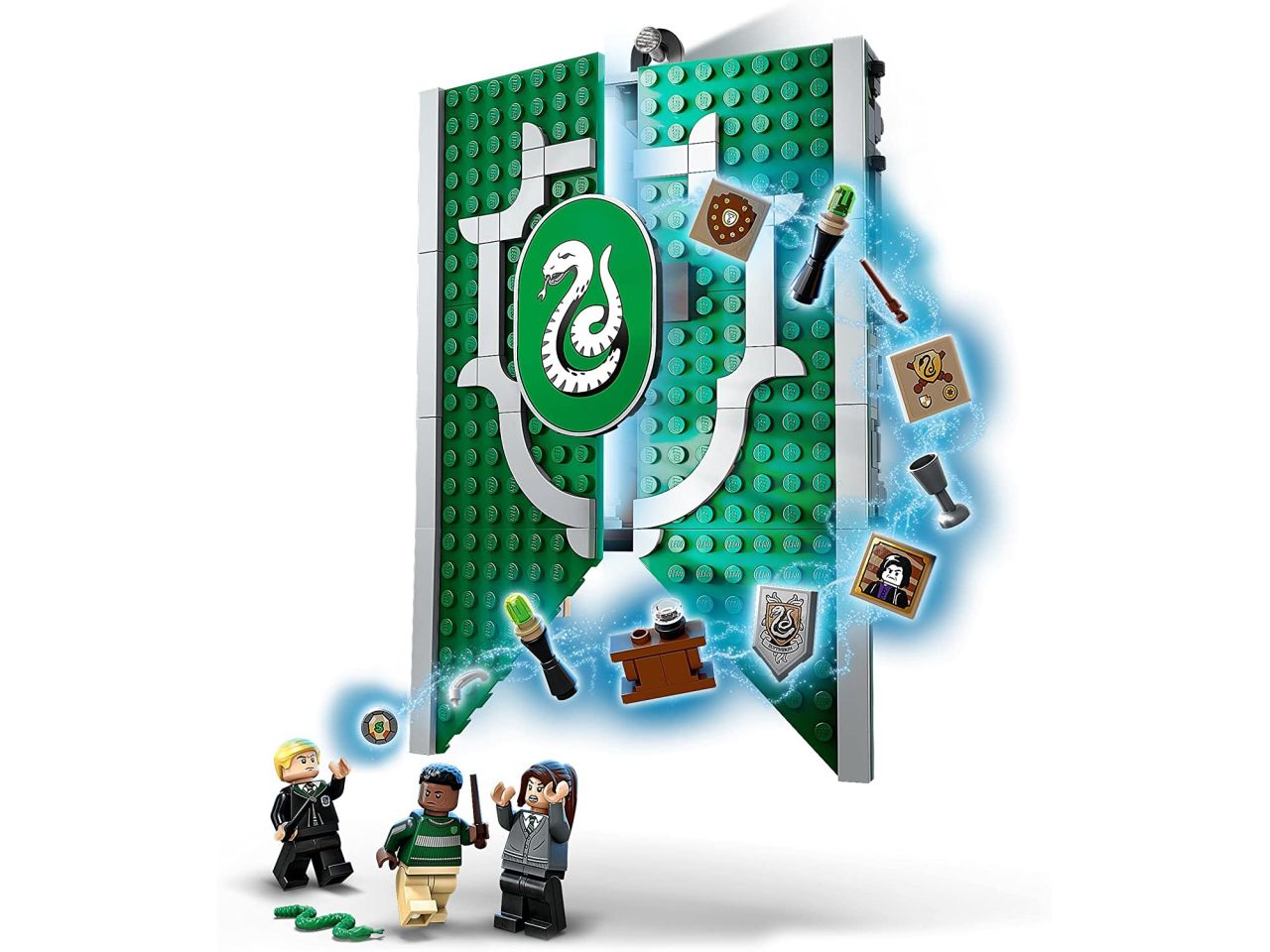Lego harry potter tm stendardo della casa serpeverde