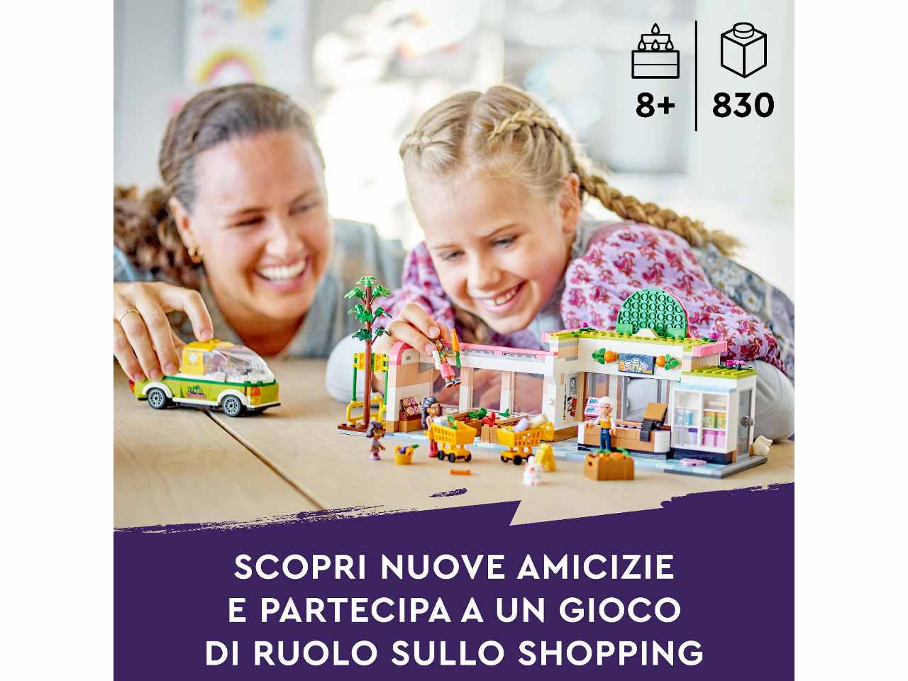 Lego friends negozio di alimentari biologici