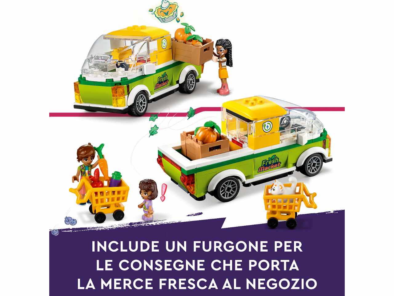 Lego friends negozio di alimentari biologici