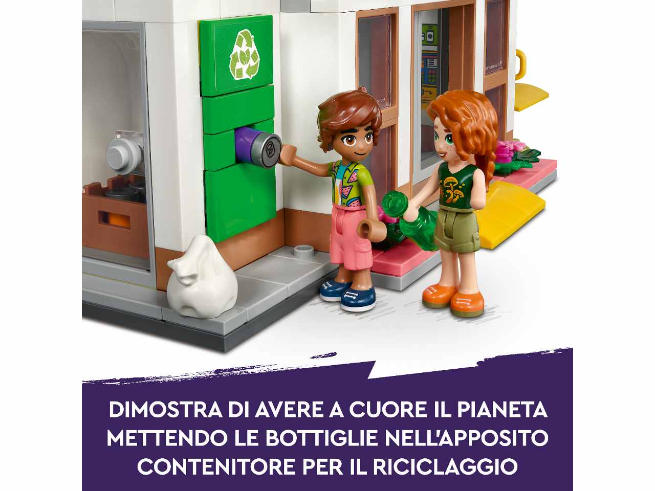 Lego friends negozio di alimentari biologici